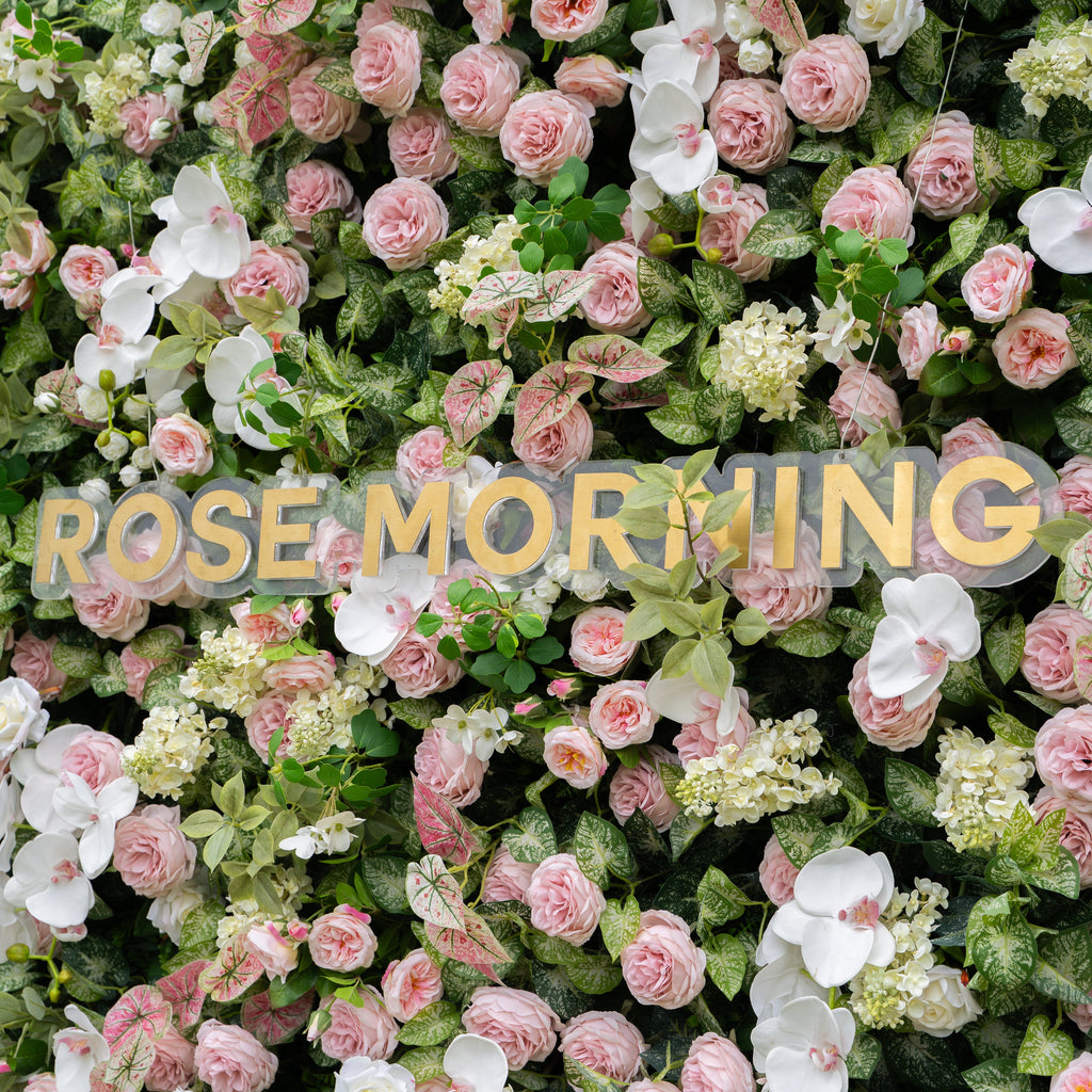 Tori：5D Fabric Artificial rolling up curtain flower wall Free Shipping