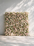 Cashmere：2026 Luxury 5D White & Pink Floral Wall with Greenery Roll-Up Backdrop for Rustic Garden Weddings Free Shipping