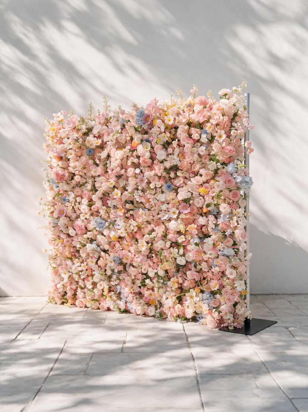 Sorbet：2026 Luxury 5D Macaron Floral Wall with Greenery Roll-Up Backdrop for Whimsical Bridal Showers Free Shipping