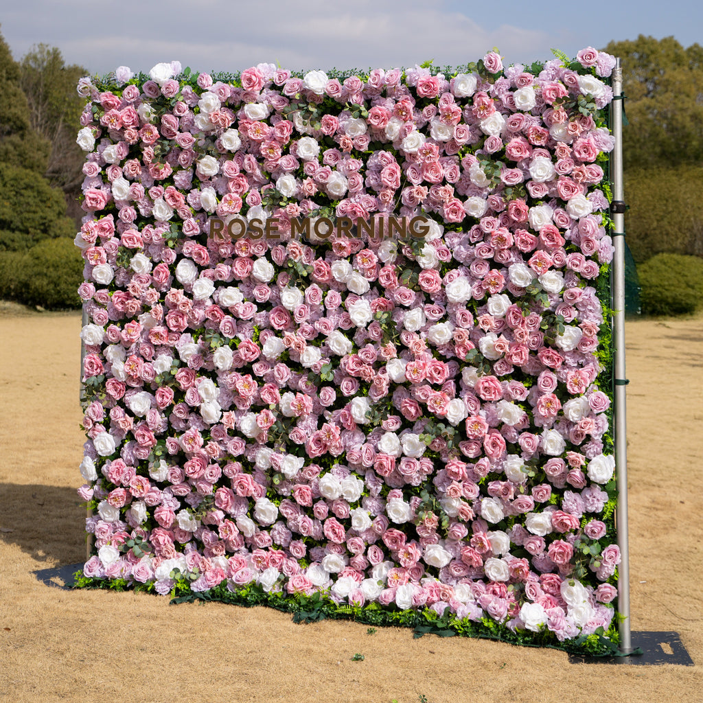 Valen: 3D Dreamy Purple Floral Backdrop for Elegant Event Decor Free Shipping