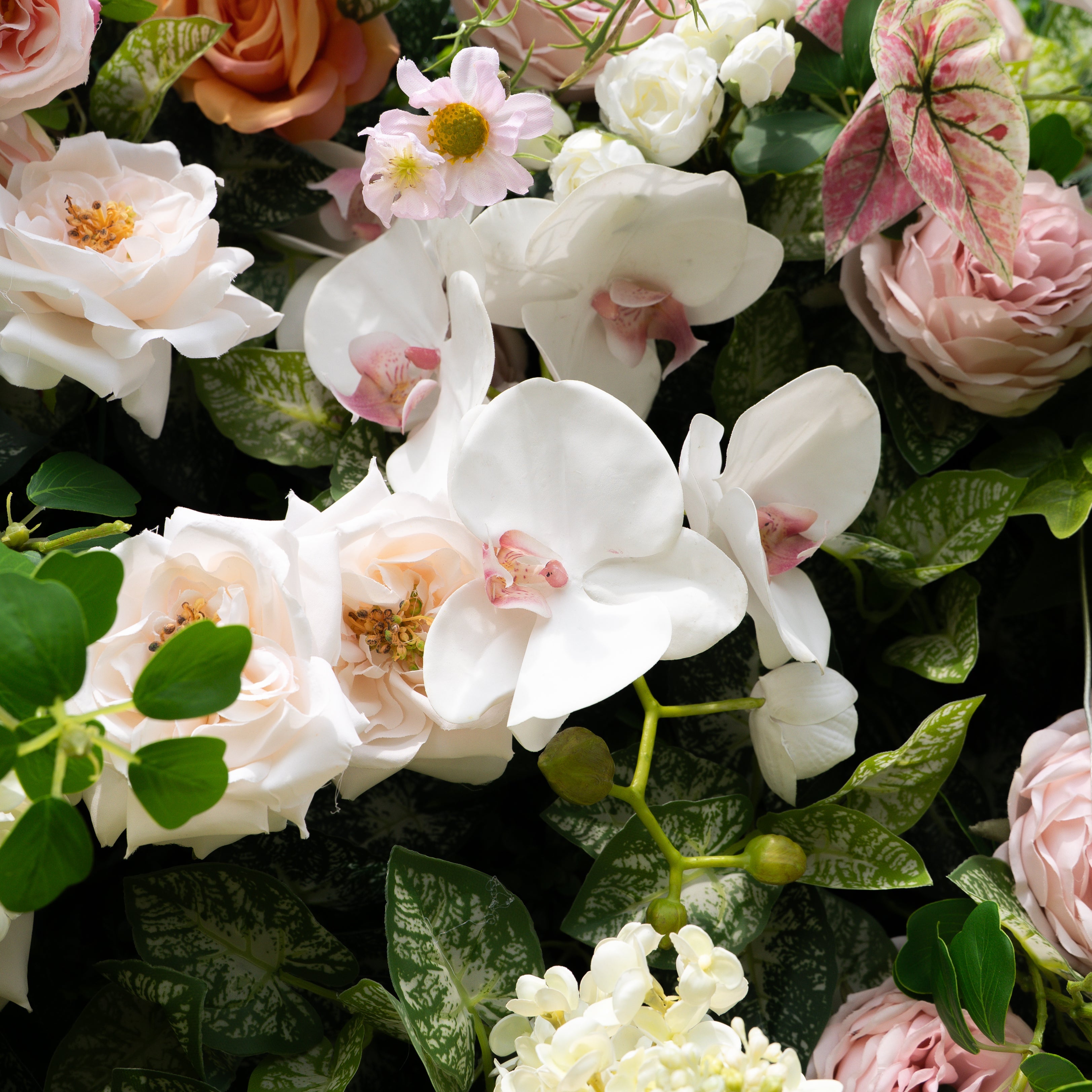 Viola - Autumn Fall Unique 5D Fabric Roll Up Flower Wall for Wedding Party Backdrop Free Shipping