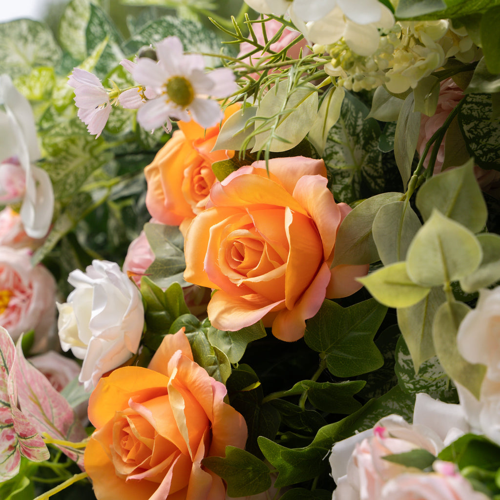 Viola - Autumn Fall Unique 5D Fabric Roll Up Flower Wall for Wedding Party Backdrop Free Shipping
