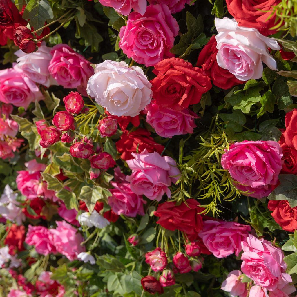 Zinfandel：3D Fabric Artificial rolling up curtain flower wall Free Shipping